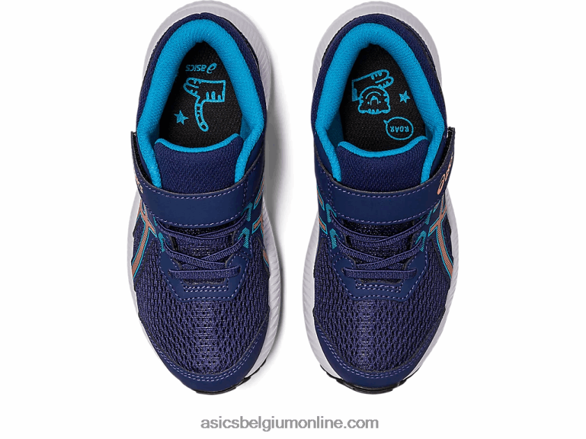 strijd 8 pre-school V6HXR24252 indigo blauw/zon perzik Asics