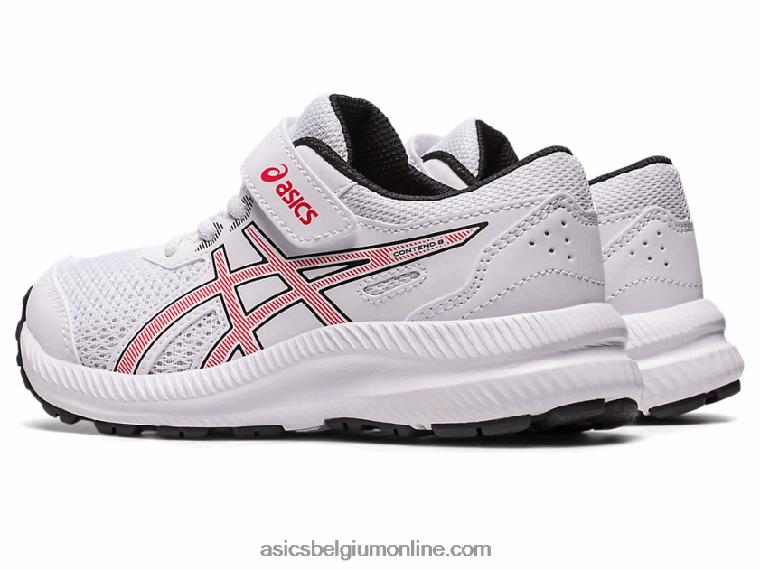 strijd 8 pre-school V6HXR24297 wit/elektrisch rood Asics