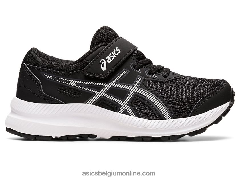 strijd 8 pre-school V6HXR24330 zwart wit Asics