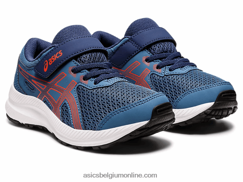 strijd 8 pre-school V6HXR24398 azuur/cherrytomaat Asics