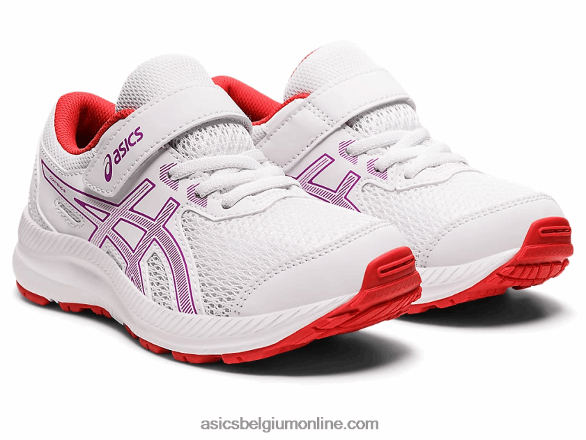 strijd 8 pre-school V6HXR24403 wit/orchidee Asics