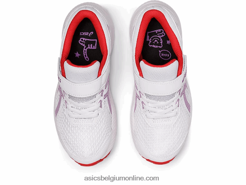 strijd 8 pre-school V6HXR24403 wit/orchidee Asics