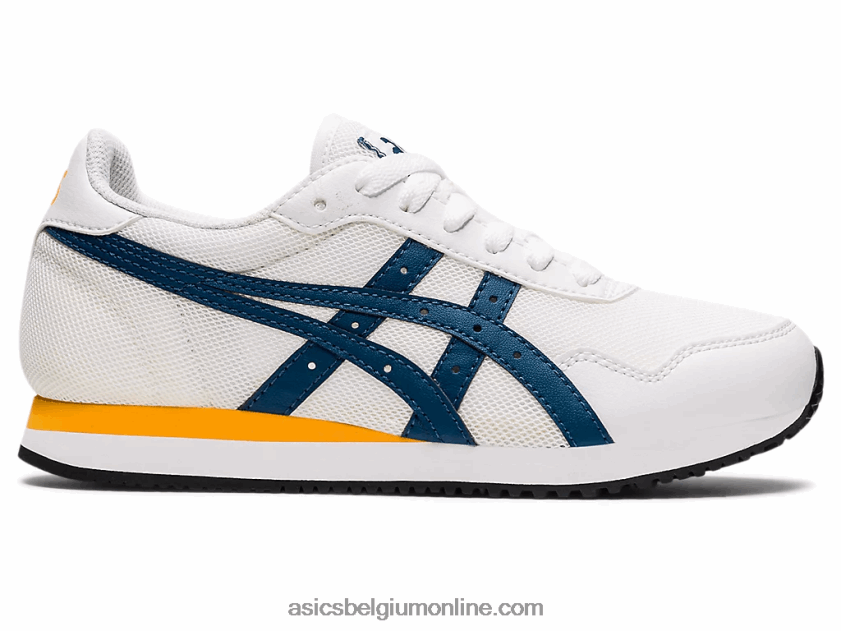 basisschool tijgerloper V6HXR24464 wit/licht indigo Asics