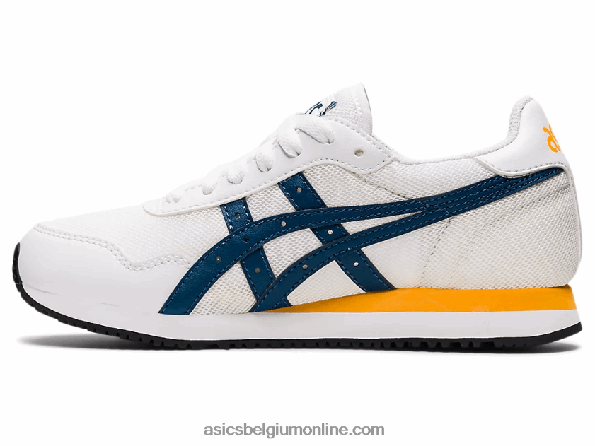 basisschool tijgerloper V6HXR24464 wit/licht indigo Asics