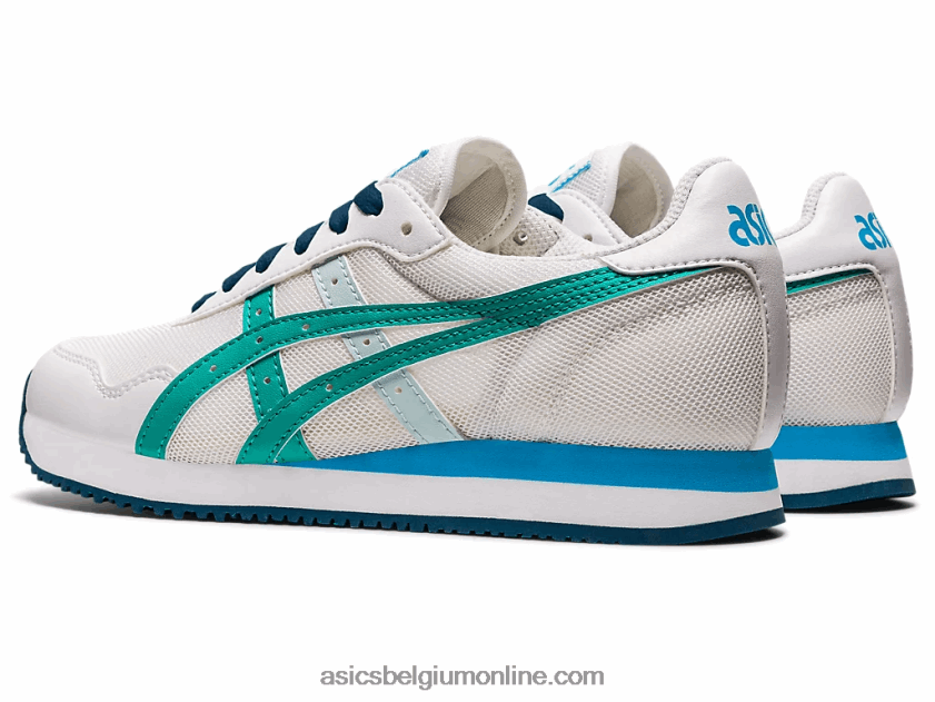 basisschool tijgerloper V6HXR24479 wit/baltisch juweel Asics