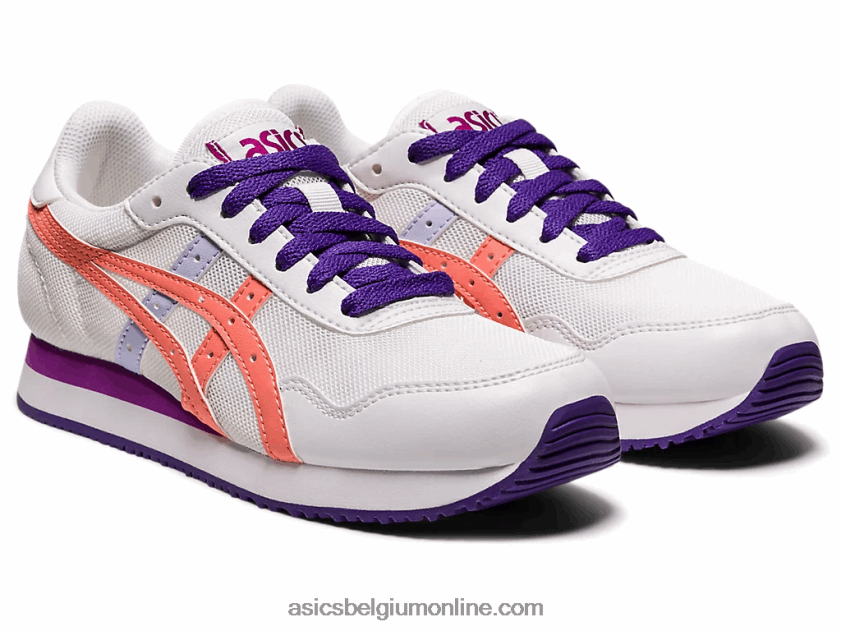 basisschool tijgerloper V6HXR24499 wit/guave Asics