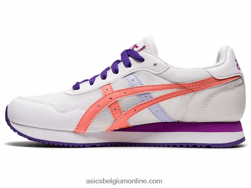 basisschool tijgerloper V6HXR24499 wit/guave Asics