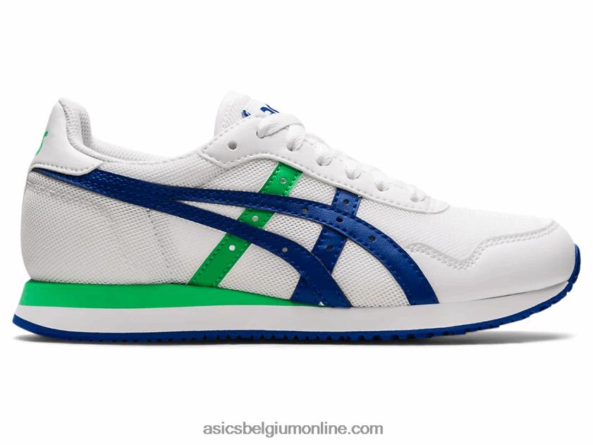 basisschool tijgerloper V6HXR24500 wit/monacoblauw Asics