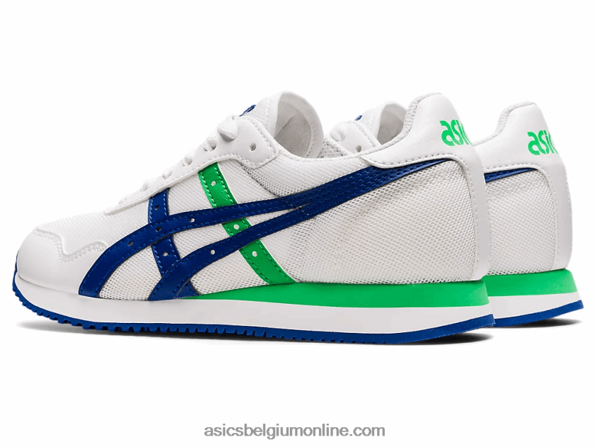 basisschool tijgerloper V6HXR24500 wit/monacoblauw Asics