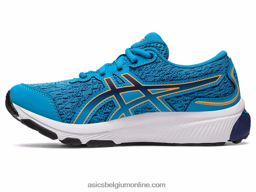 gel-cumulus 24 lagere school V6HXR24228 eilandblauw/sunperzik Asics