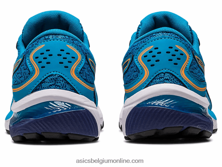 gel-cumulus 24 lagere school V6HXR24228 eilandblauw/sunperzik Asics