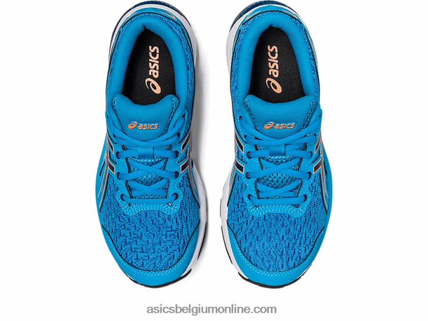 gel-cumulus 24 lagere school V6HXR24228 eilandblauw/sunperzik Asics