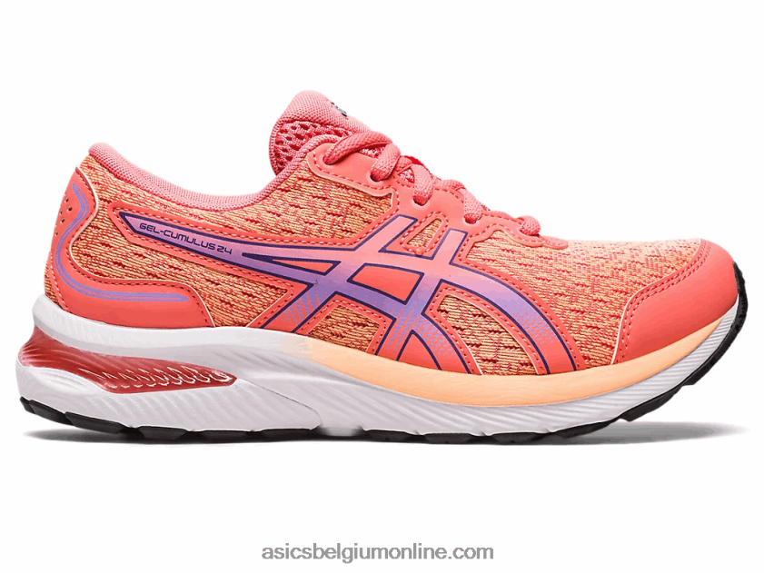 gel-cumulus 24 lagere school V6HXR24236 papaja/stoffig paars Asics