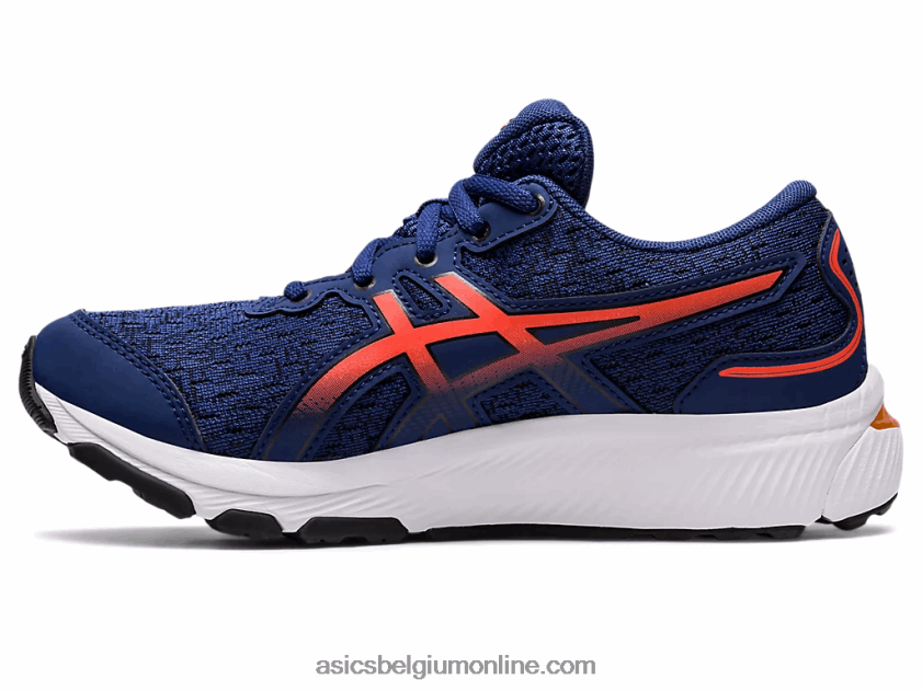 gel-cumulus 24 lagere school V6HXR24364 diepe oceaan/cherrytomaat Asics
