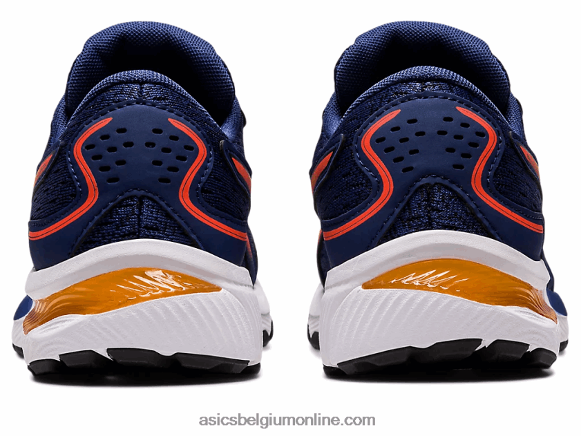 gel-cumulus 24 lagere school V6HXR24364 diepe oceaan/cherrytomaat Asics