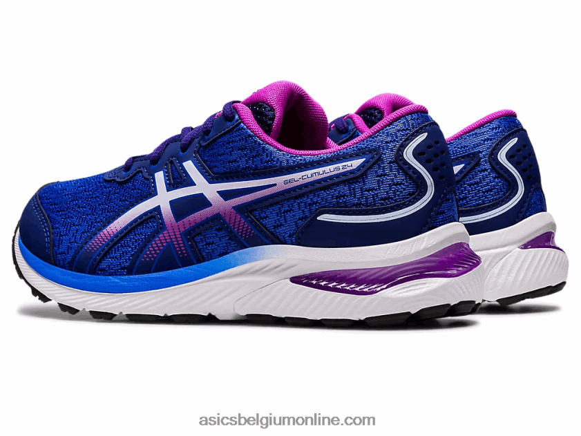 gel-cumulus 24 lagere school V6HXR24414 duik blauwe/zachte lucht Asics