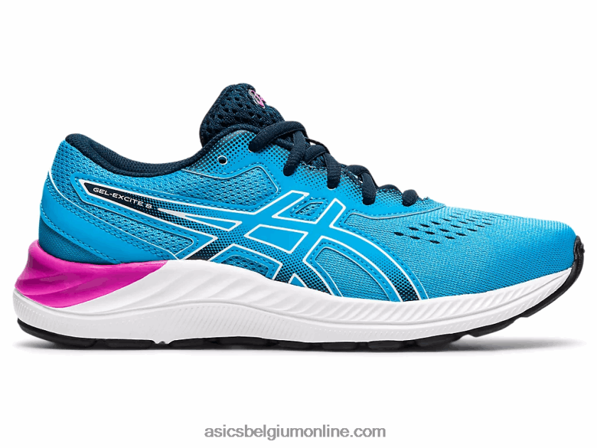 gel-excite 8 lagere school V6HXR24528 digitaal aqua/wit Asics