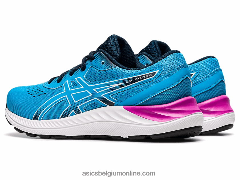 gel-excite 8 lagere school V6HXR24528 digitaal aqua/wit Asics