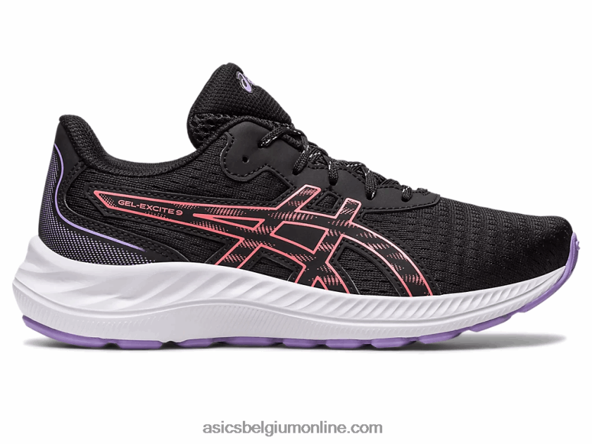 gel-excite 9 lagere school V6HXR24302 zwart/papaja Asics