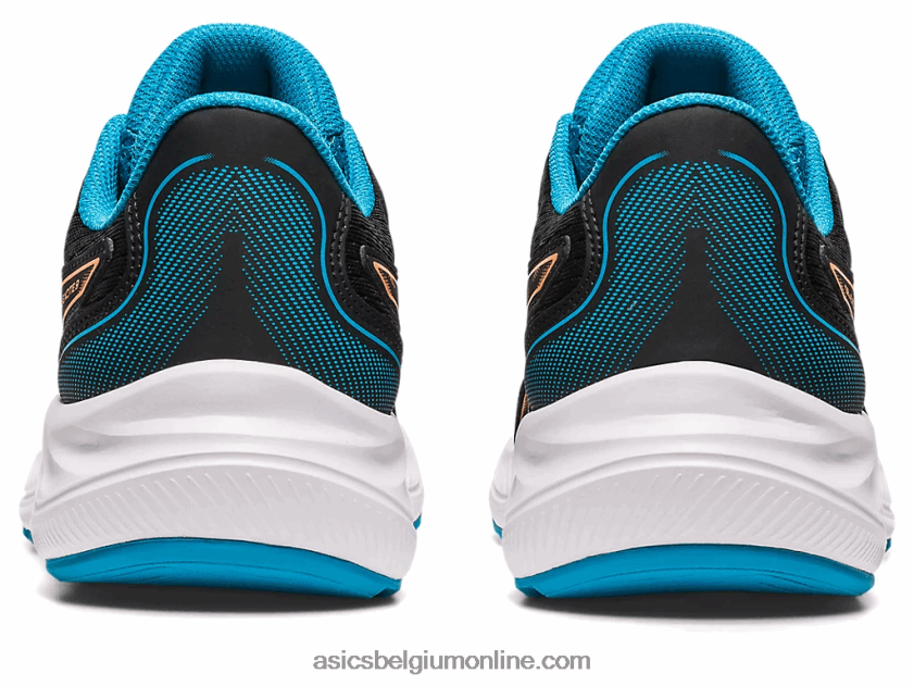 gel-excite 9 lagere school V6HXR24307 zwart/zon perzik Asics