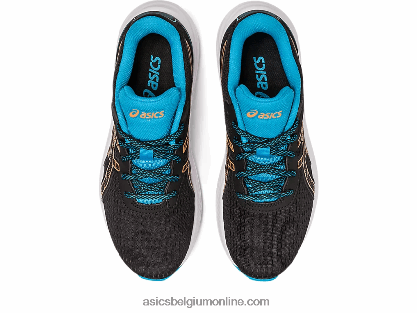 gel-excite 9 lagere school V6HXR24307 zwart/zon perzik Asics