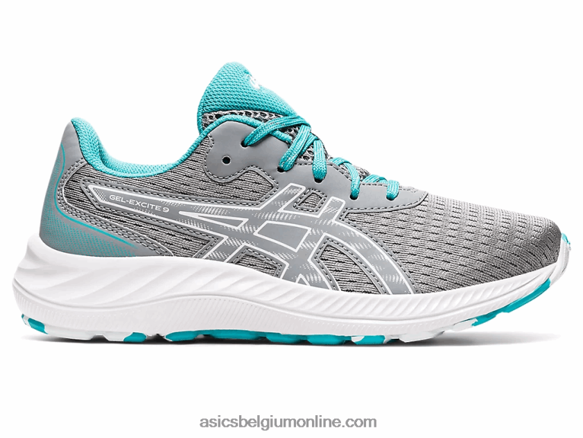 gel-excite 9 lagere school V6HXR24385 plaat steen/wit Asics