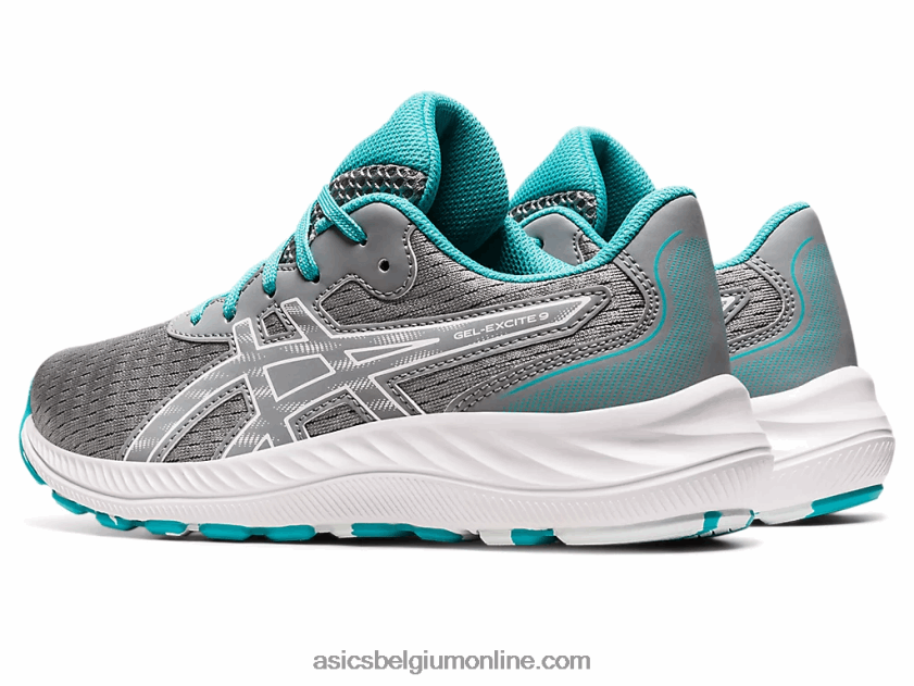 gel-excite 9 lagere school V6HXR24385 plaat steen/wit Asics