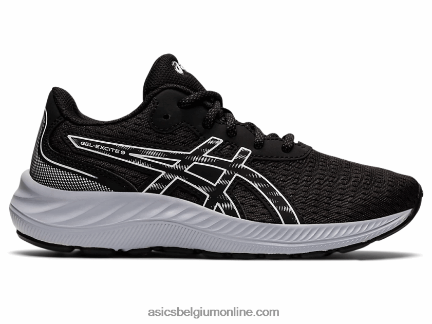 gel-excite 9 lagere school V6HXR24466 zwart wit Asics