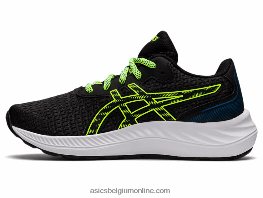 gel-excite 9 lagere school V6HXR24507 zwart/gevarengroen Asics