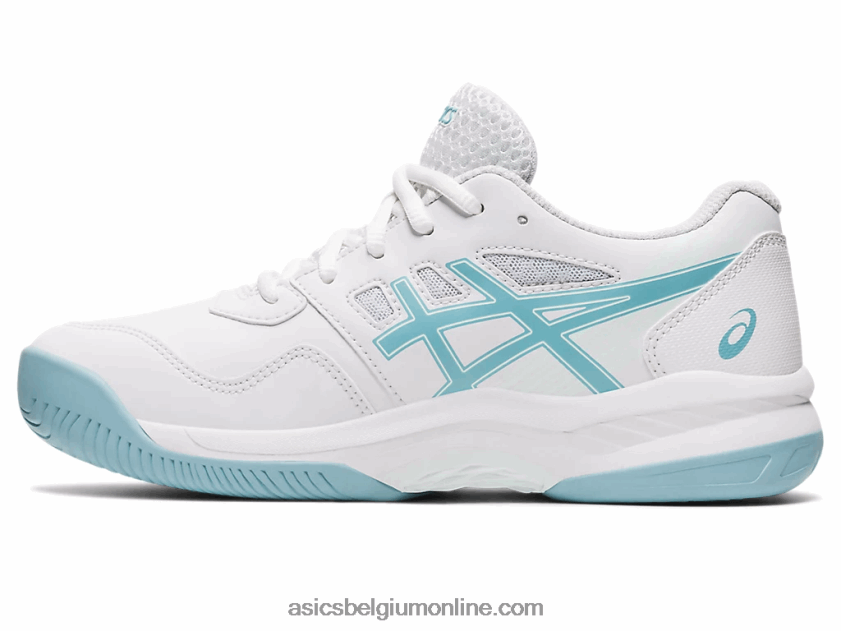 gel game 8 lagere school V6HXR24408 wit/rookblauw Asics