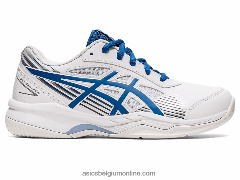 gel game 8 lagere school V6HXR24429 wit/lake drive Asics