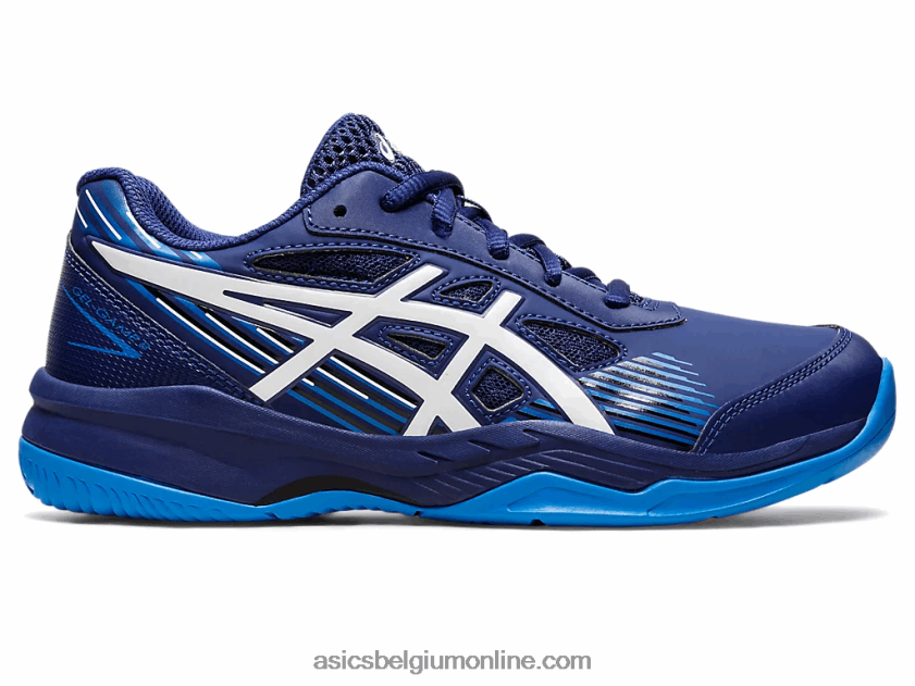 gel game 8 lagere school V6HXR24435 duik blauw/wit Asics