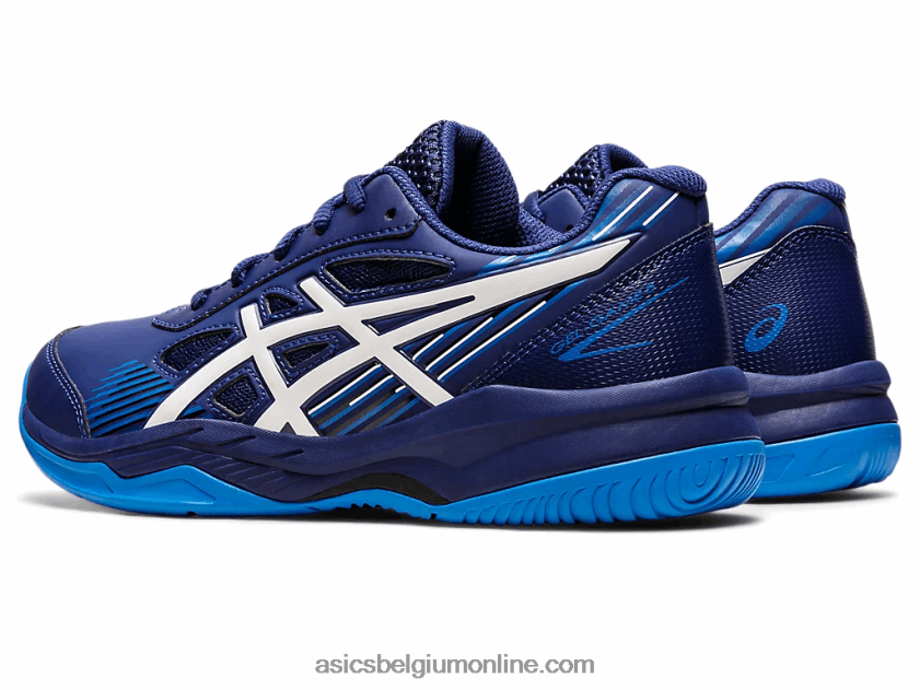 gel game 8 lagere school V6HXR24435 duik blauw/wit Asics