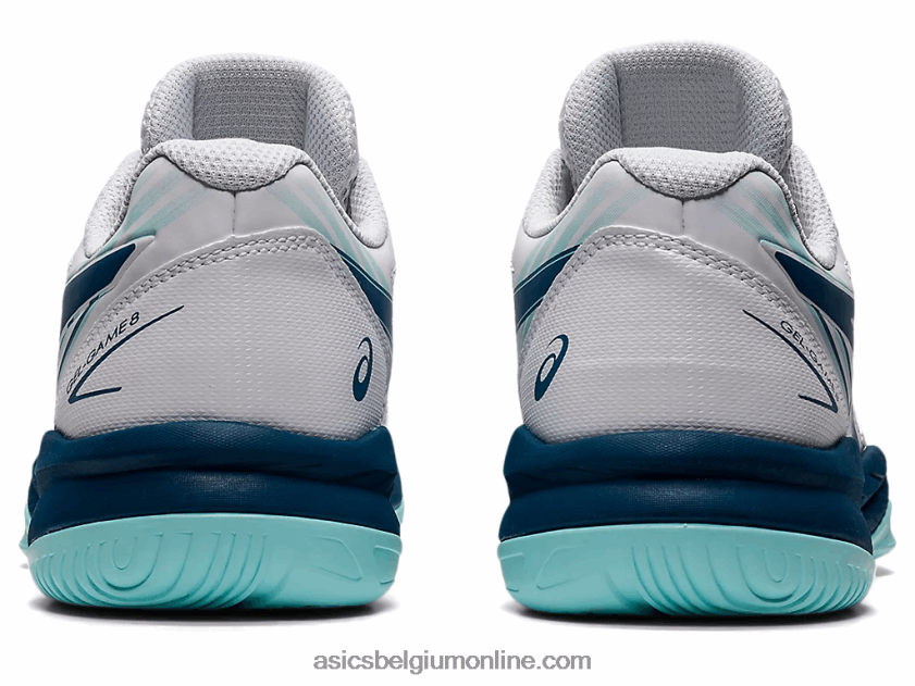 gel game 8 lagere school V6HXR24492 wit/licht indigo Asics