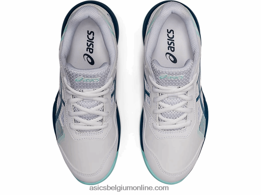 gel game 8 lagere school V6HXR24492 wit/licht indigo Asics