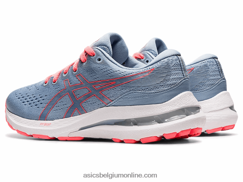 gel-kayano 28 lagere school V6HXR24530 nevel/wit Asics