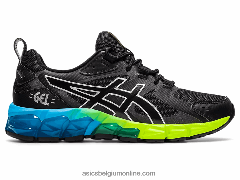 gel-quantum 180 6 lagere school V6HXR24315 zwart/aizuri blauw Asics