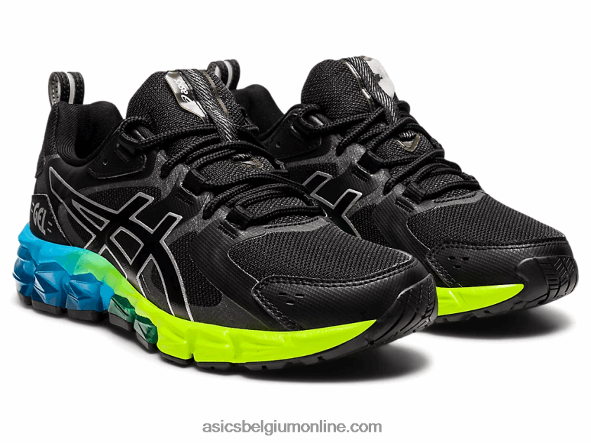 gel-quantum 180 6 lagere school V6HXR24315 zwart/aizuri blauw Asics