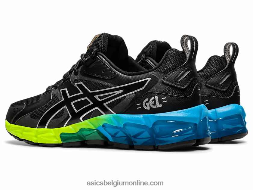 gel-quantum 180 6 lagere school V6HXR24315 zwart/aizuri blauw Asics