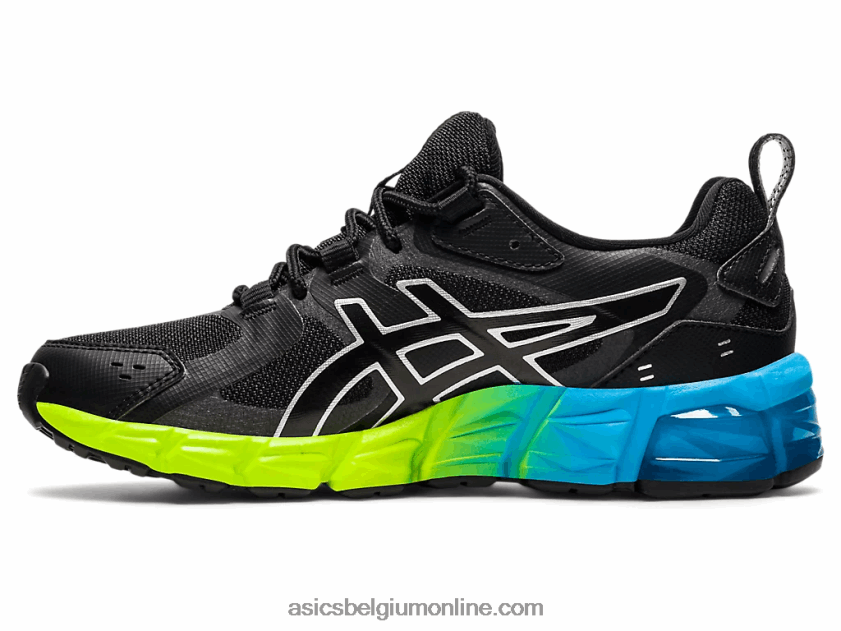 gel-quantum 180 6 lagere school V6HXR24315 zwart/aizuri blauw Asics