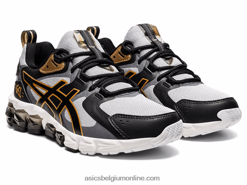 gel-quantum 180 6 lagere school V6HXR24321 piemonte grijs/zwart Asics