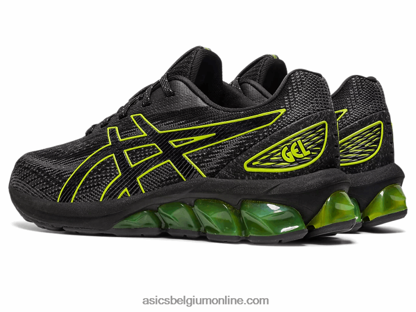 gel-quantum 180 vii lagere school V6HXR24300 zwart/neon limoen Asics