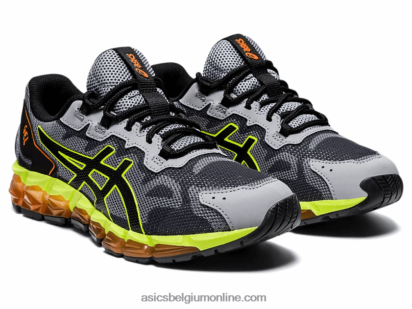 gel-quantum 360 6 lagere school V6HXR24553 bladsteen/zwart Asics