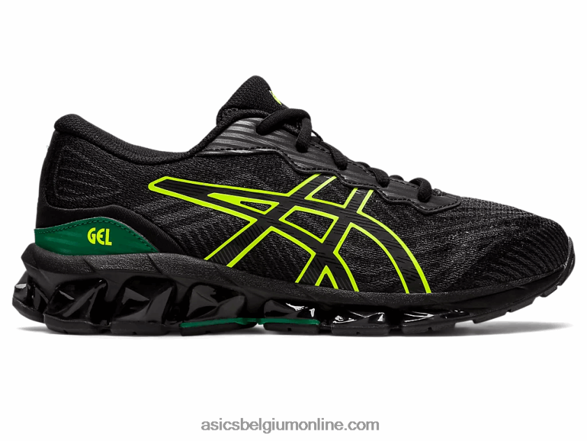 gel-quantum 360 vii lagere school V6HXR24381 zwart/veiligheidsgeel Asics