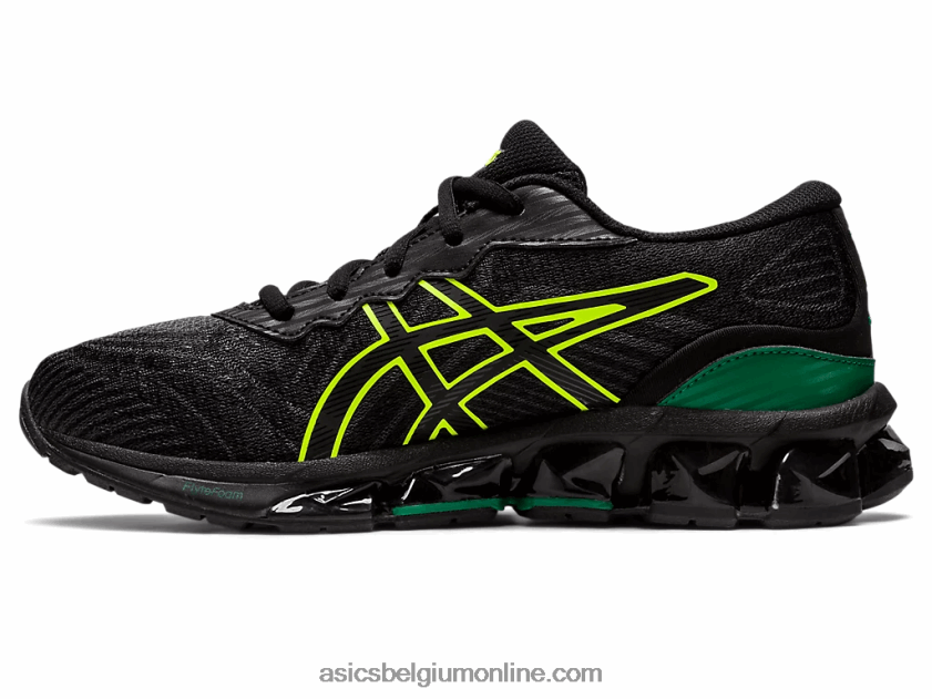 gel-quantum 360 vii lagere school V6HXR24381 zwart/veiligheidsgeel Asics