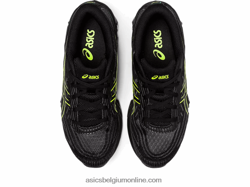 gel-quantum 360 vii lagere school V6HXR24381 zwart/veiligheidsgeel Asics