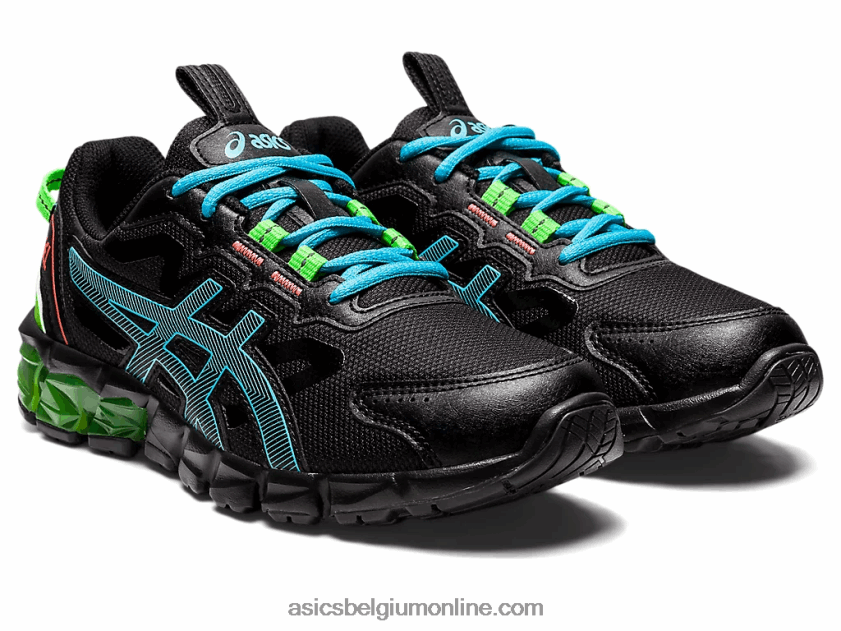gel-quantum 90 3 lagere school V6HXR24373 zwart/aquarium Asics