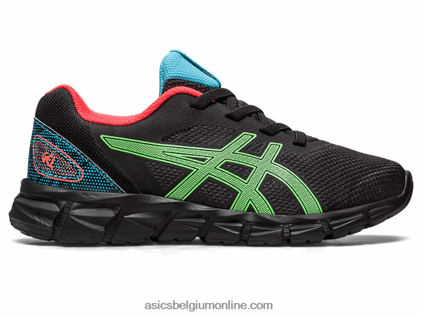 gel-quantum lyte ii kleuterschool V6HXR24295 zwart/groene gekko Asics
