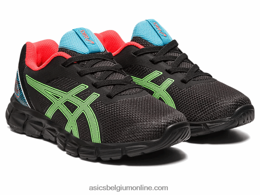 gel-quantum lyte ii kleuterschool V6HXR24295 zwart/groene gekko Asics