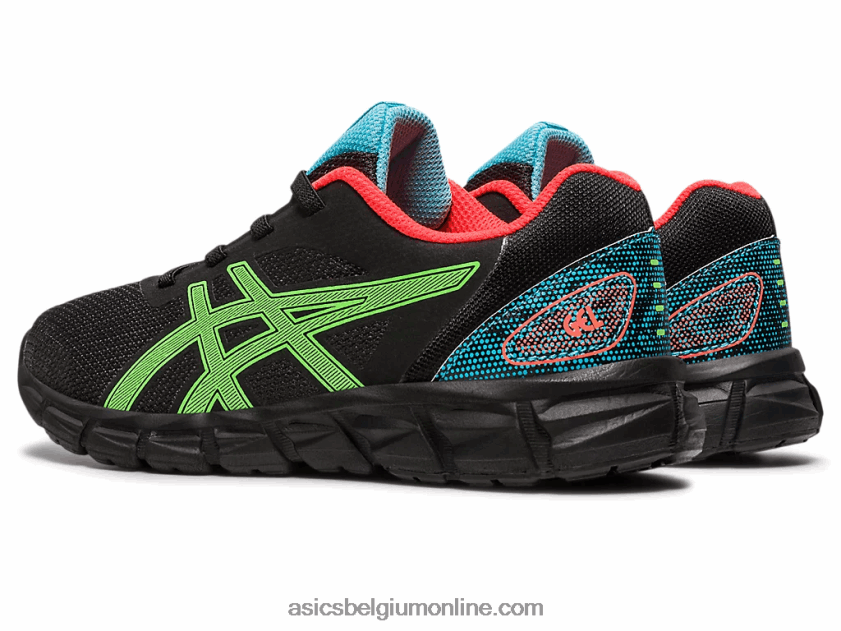 gel-quantum lyte ii kleuterschool V6HXR24295 zwart/groene gekko Asics